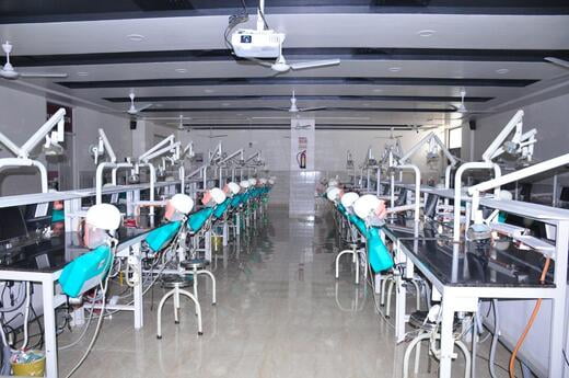 ITS Dental College dental simulation lab